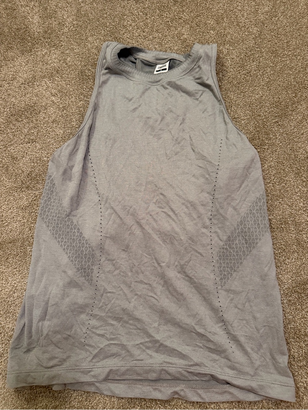 Gray Gymshark Sleeveless Performance Tank Top